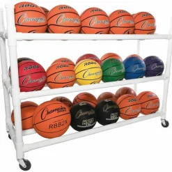 Champion Sports 30 Basketball Heavy-Duty Cart