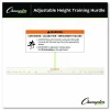 Champion Sports Adjustable Training Hurdle, 41" x 14", 1" Tube dia