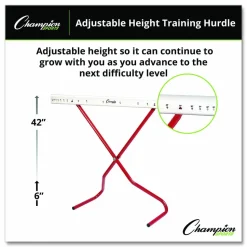 Champion Sports Adjustable Training Hurdle, 41