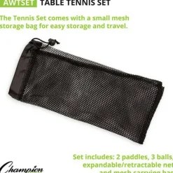 Champion Sports Anywhere Table Tennis Set