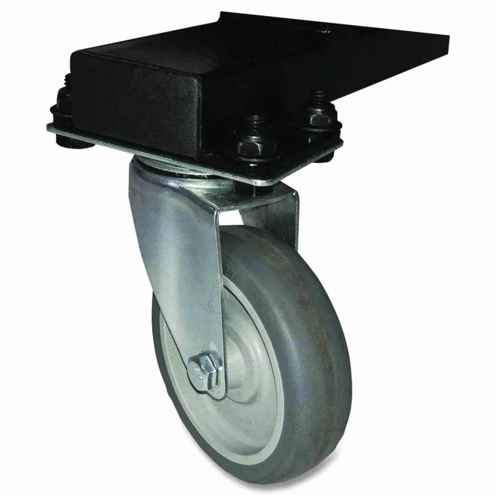 Champion Sports Deluxe Heavy-Duty Basketball Cart, Metal, 220 lb Capacity, 16 x 50.75 x 34.75, Black