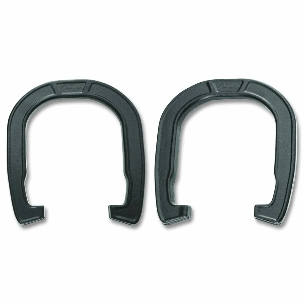 Champion Sports Forged Steel Horseshoe Set, 4 Horseshoes/2 Stakes/Carry Bag/Rules Sheet
