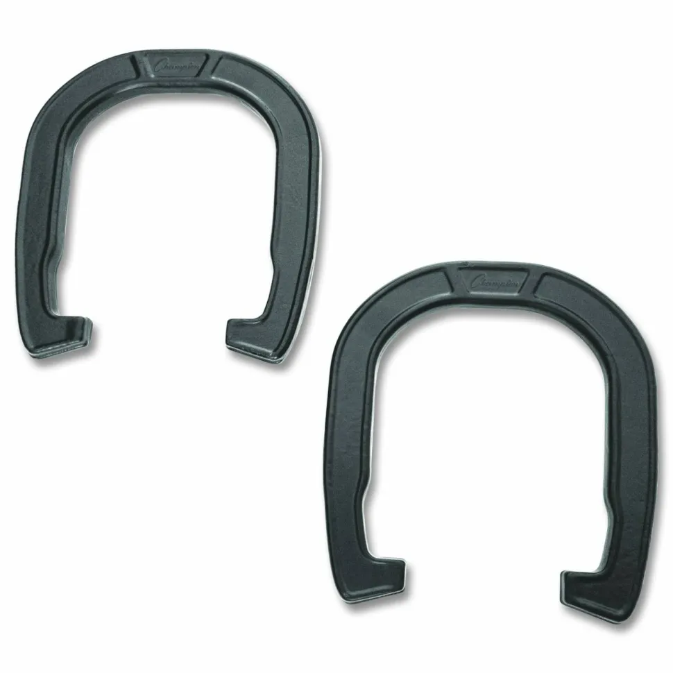 Champion Sports Forged Steel Horseshoe Set, 4 Horseshoes/2 Stakes/Carry Bag/Rules Sheet