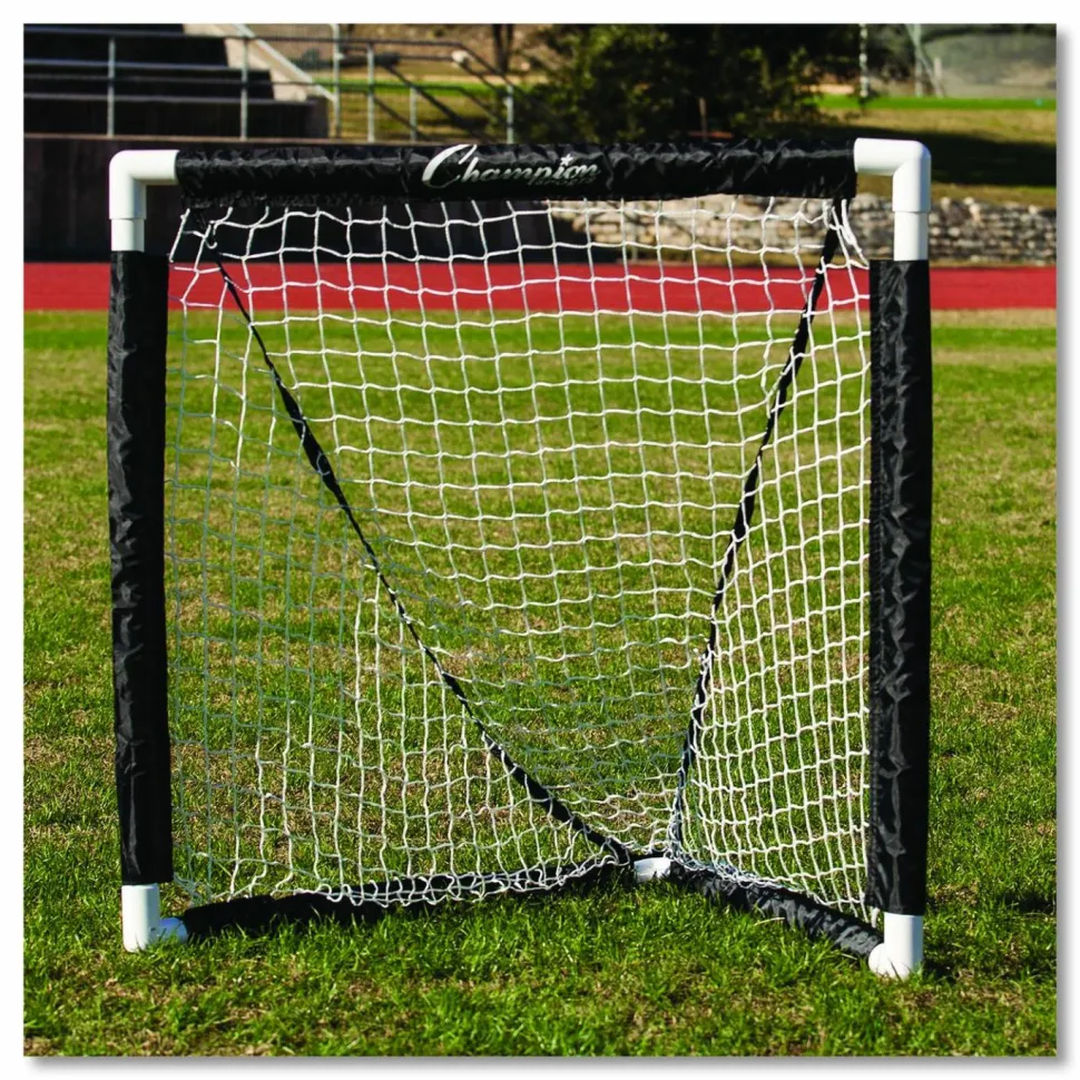 Champion Sports Mini Lacrosse Goal, 3 ft x 3 ft, 1.5" dia Frame