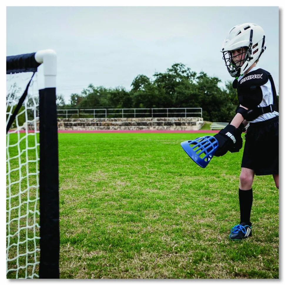 Champion Sports Mini Lacrosse Goal, 3 ft x 3 ft, 1.5" dia Frame