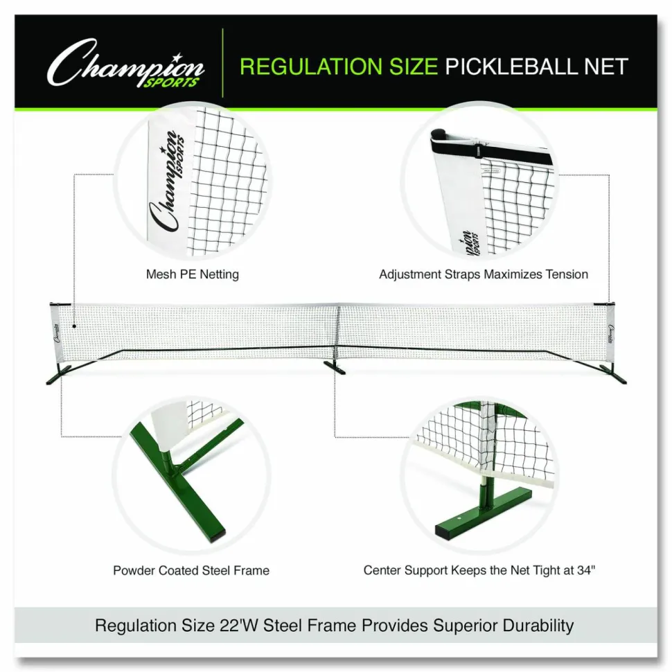 Champion Sports Pickleball Net, 36 ft x 22"