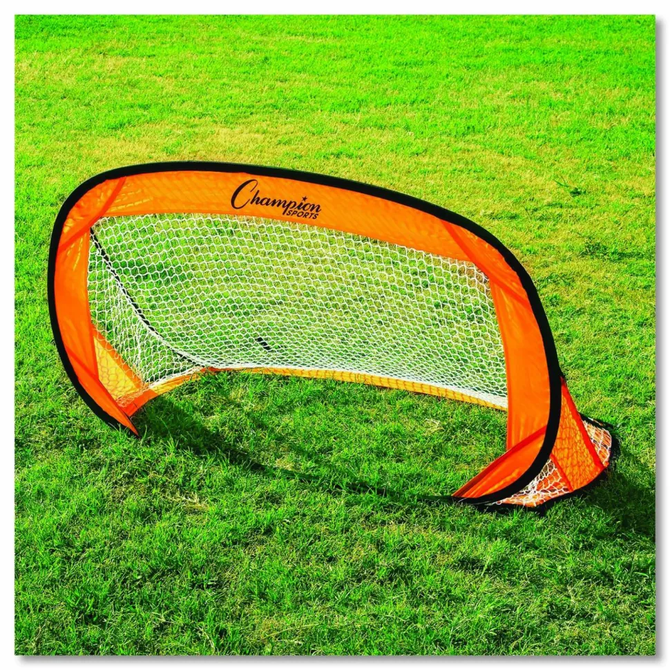 Champion Sports Pop Up Soccer Goal, 4 ft x 2 ft, Pair