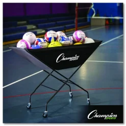 Champion Sports Pro Collapsible Volleyball Cart, 23