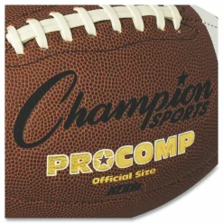 Champion Sports Pro Composite Football, Official Size, Brown