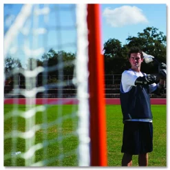 Champion Sports Pro High School Lacrosse Goal, 6 ft x 6 ft, 1.65" dia Frame