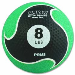 Champion Sports Rhino Elite Medicine Ball, 8 lb, Green