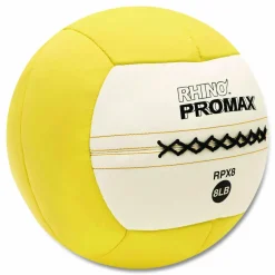 Champion Sports Rhino Promax Medicine Ball, 8 lb, Yellow