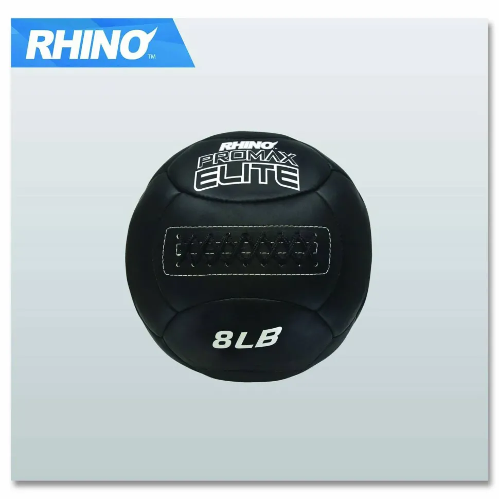 Champion Sports Rhino Promax Elite Medicine Ball, 8 lb, Black