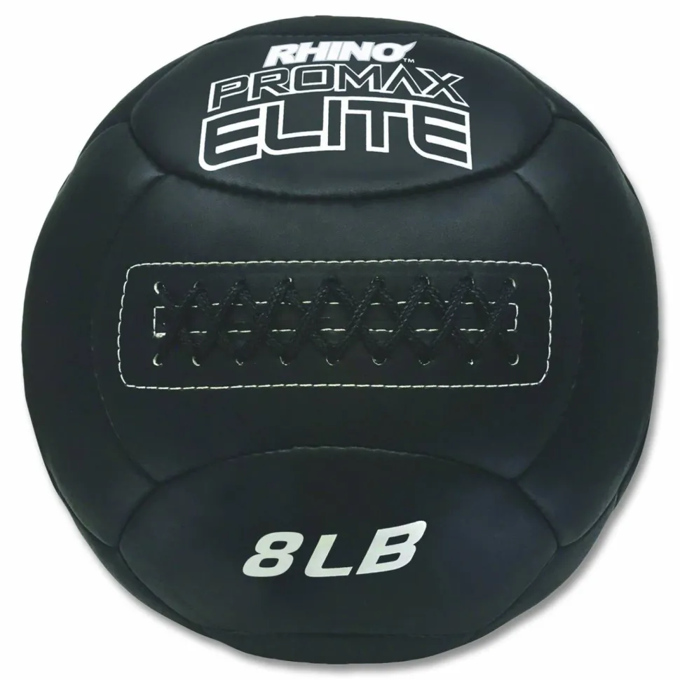 Champion Sports Rhino Promax Elite Medicine Ball, 8 lb, Black