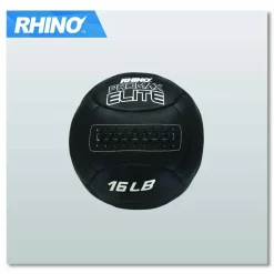 Champion Sports Rhino Promax Elite Medicine Ball, 16 lb, Black