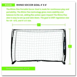 Champion Sports Rhino Soccer Goal, 48