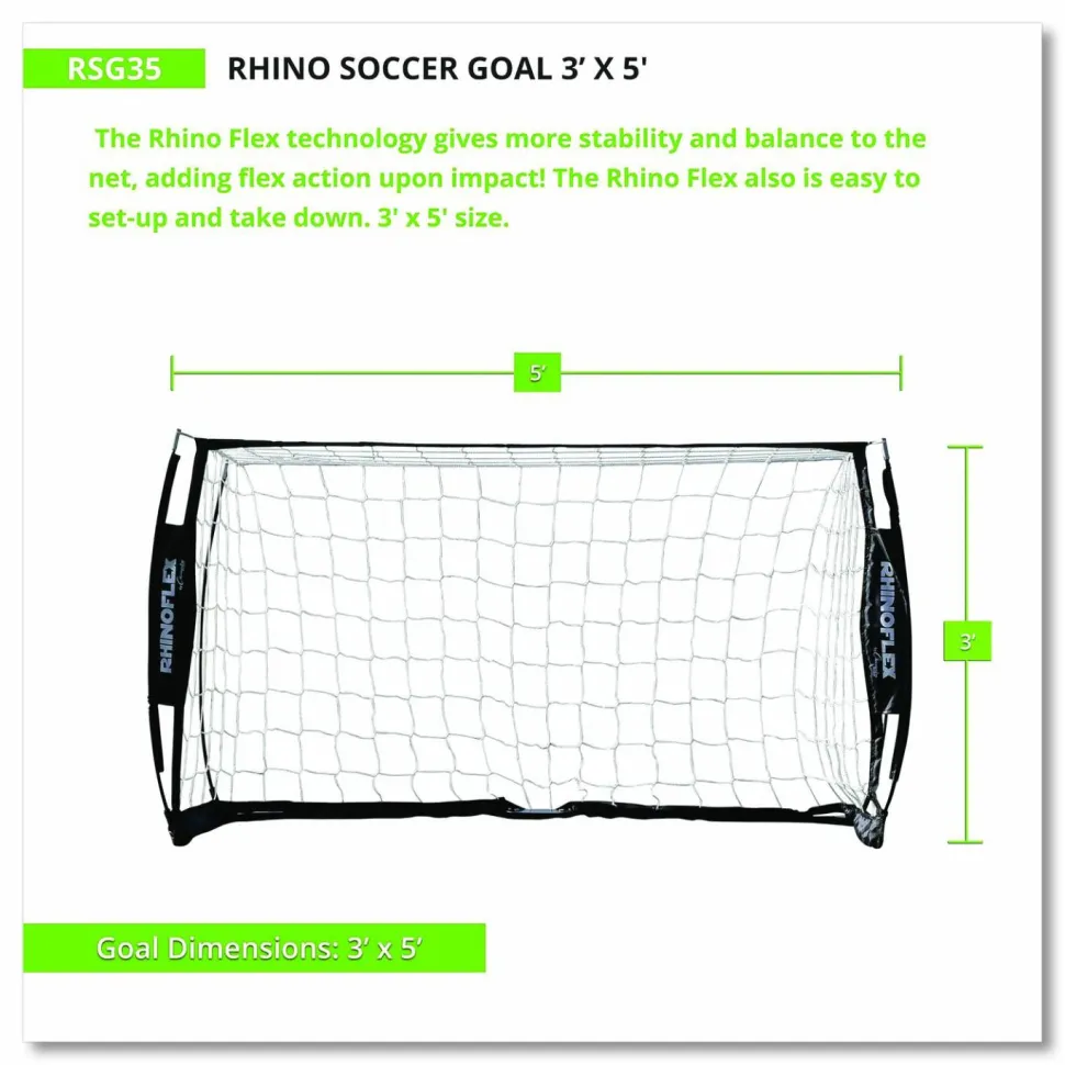 Champion Sports Rhino Soccer Goal, 36" x 60"