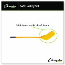 Champion Sports Rhino Soft Hockey Set, 30