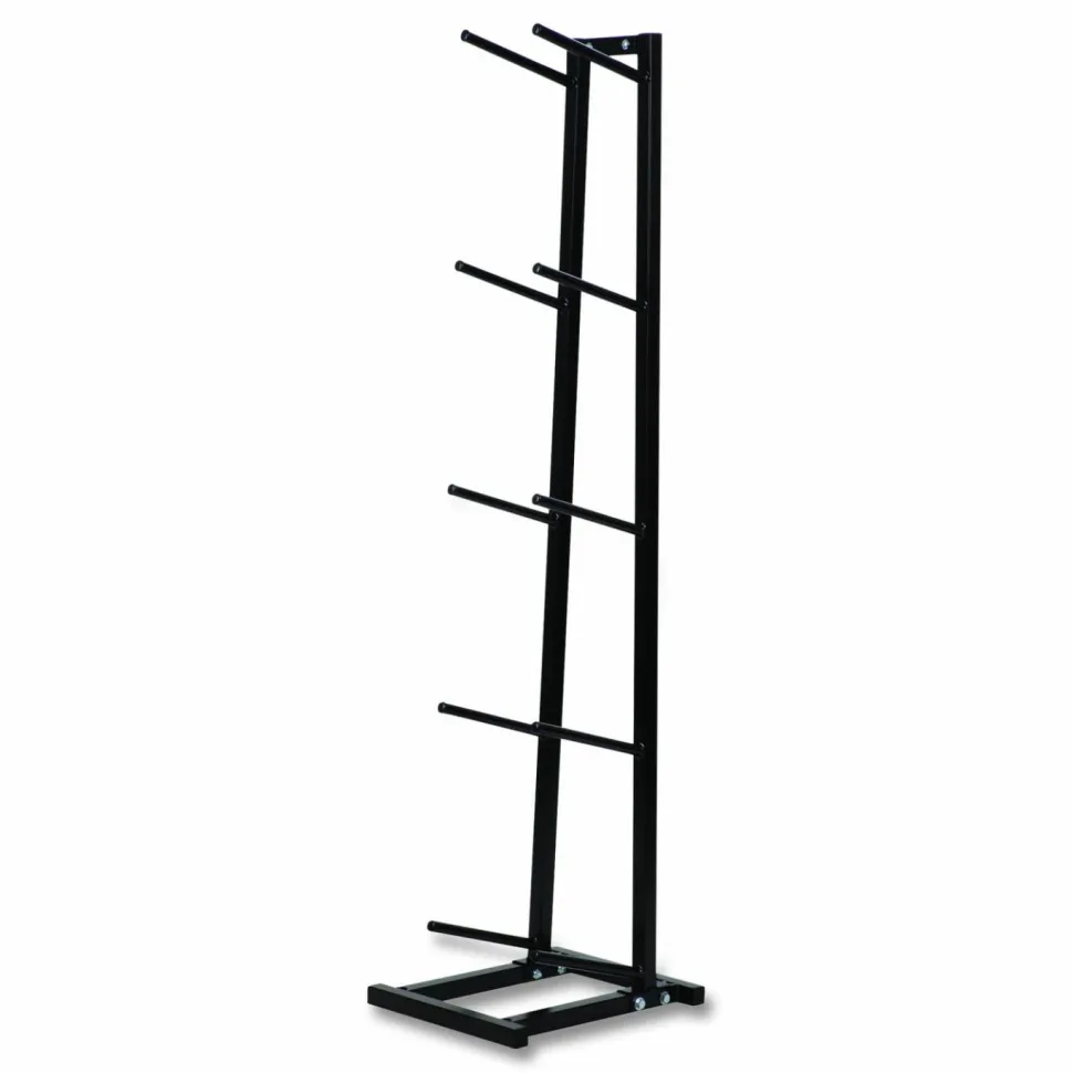 Champion Sports Single Medicine Ball Tree, 11" x 15" x 52", Black