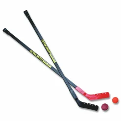 Champion Sports Ultra Shaft Hockey Set, Twelve 47' Hockey Sticks/Two Pucks/Two Balls/Two Extra Blades