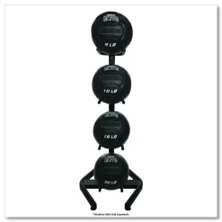 Champion Sports U-Ring Double Medicine Ball Tree, 28