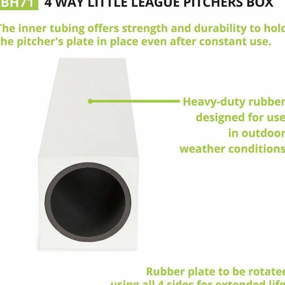 Champion Sports 4-Way Youth Pitcher's Box