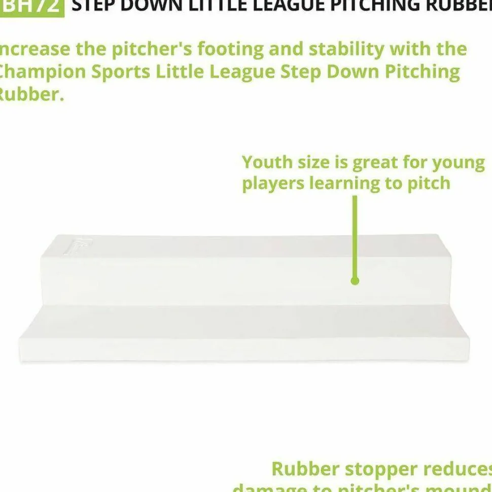 Champion Sports Youth Step Down Pitching Rubber