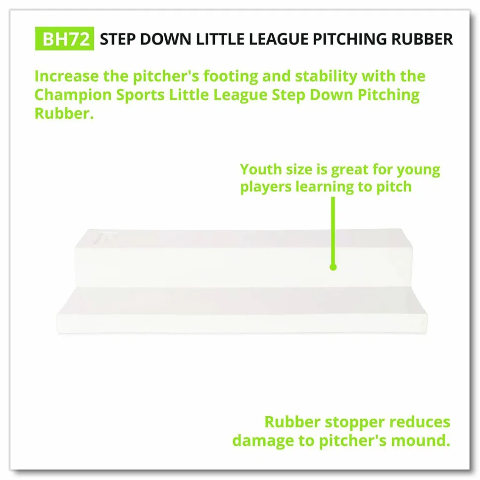 Champion Sports Youth Step Down Pitching Rubber