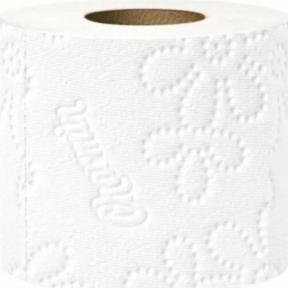 Charmin Essentials 2-Ply Soft Mega Toilet Paper Rolls, 15” x 5-1/4”, White, 330 Sheets Per Roll, Pack Of 12 Rolls