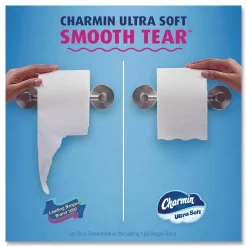 Charmin Ultra Soft Bathroom Tissue, Mega Roll, Septic Safe, 2-Ply, White, 208 Sheets/Roll, 12 Rolls/Pack, 5 Packs/Carton