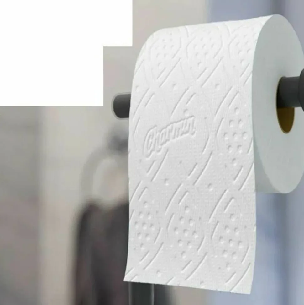 Charmin Ultra Strong Toilet Paper Mega Rolls, 4” x 3-15/16”, White, 220 Sheets Per Roll, Pack Of 16 Mega Rolls