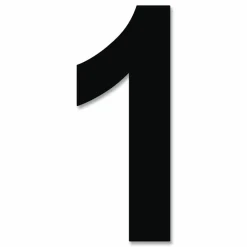 Chartpak Permanent Adhesive Vinyl Numbers, 44 (Numbers) Shape, Self-adhesive, 1