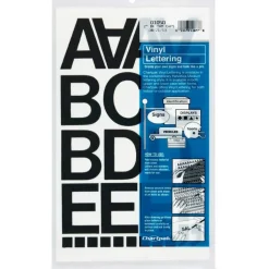 Chartpak Pickett Vinyl Letters And Numbers, 2", Black