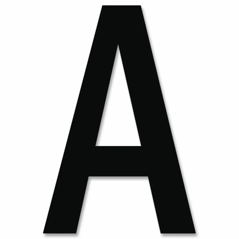 Chartpak Pickett Vinyl Letters And Numbers, 1", Black