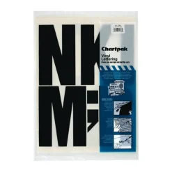 Chartpak Press-On Vinyl Letters And Numbers, 6