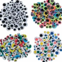 ChenilleKraft Wiggle Eyes Assortment, Pack Of 500