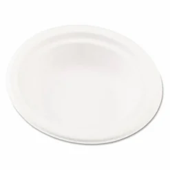 Chinet Classic Bowls, 12 Oz, 100% Recycled, White, 125 Bowls Per Pack, Case Of 8 Packs