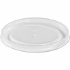 Chinet Plastic High Heat Vented Lid, Fits 16 oz to 32 oz Containers, White, 50/Bag, 10 Bags/Carton