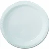 Chinet Heavyweight Plastic Plates, 9" dia, White, 125/Pack, 4 Packs/Carton