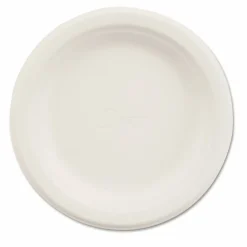 Chinet Paper Dinnerware, Plate, 6" dia, White, 125/Pack