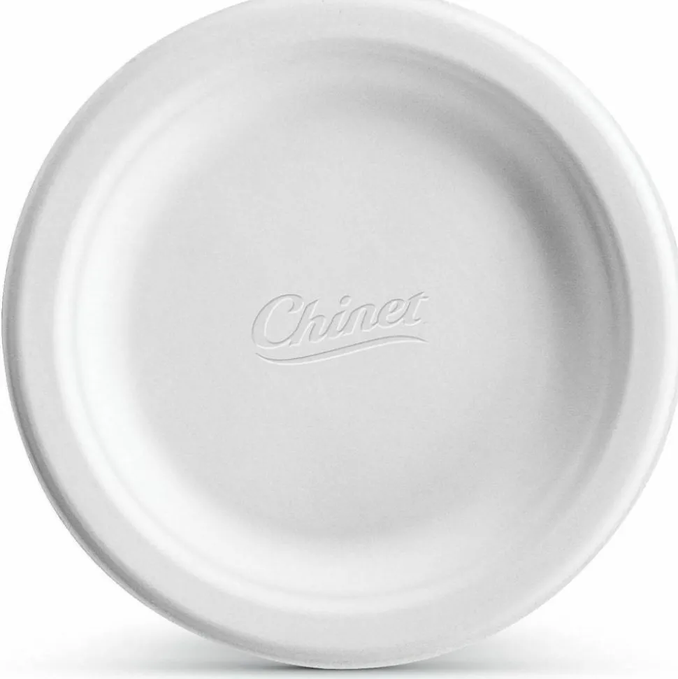 Chinet Paper Dinnerware, Plate, 6" dia, White, 1,000/Carton