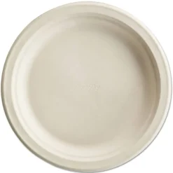 Chinet PaperPro Naturals Molded Fiber Dinnerware Round Plates, 6