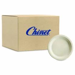 Chinet PaperPro Naturals Molded Fiber Dinnerware, Round Plates, 8.75
