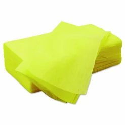 Chix Masslinn Dust Cloths, 1-Ply, 24 x 40, Unscented, Yellow, 25/Bag, 10 Bags/Carton