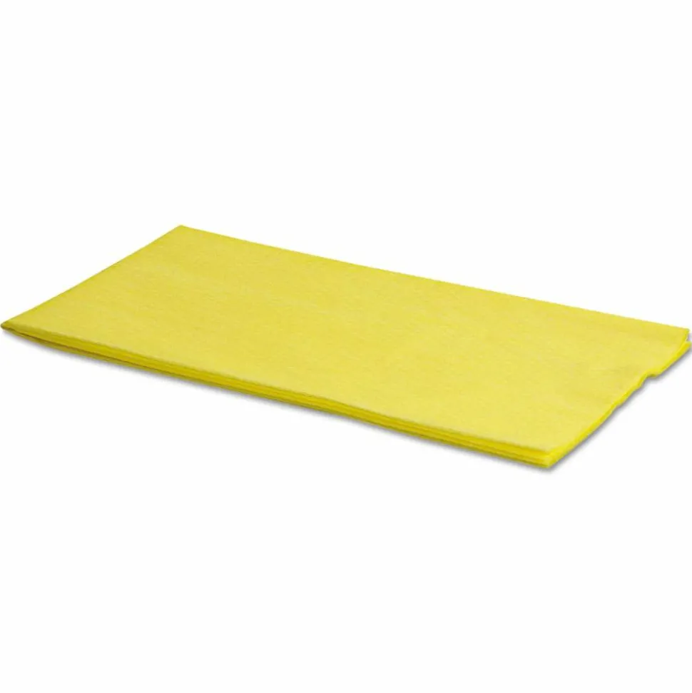 Chix Masslinn Dust Cloths, 1-Ply, 24 x 40, Unscented, Yellow, 25/Bag, 10 Bags/Carton