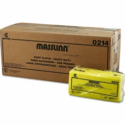Chix Masslinn Dust Cloths, 1-Ply, 24 x 40, Unscented, Yellow, 25/Bag, 10 Bags/Carton