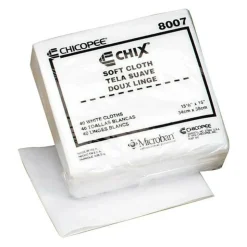 Chix Soft Cloths, 13 x 15, White, 40/Pack, 30 Packs/Carton