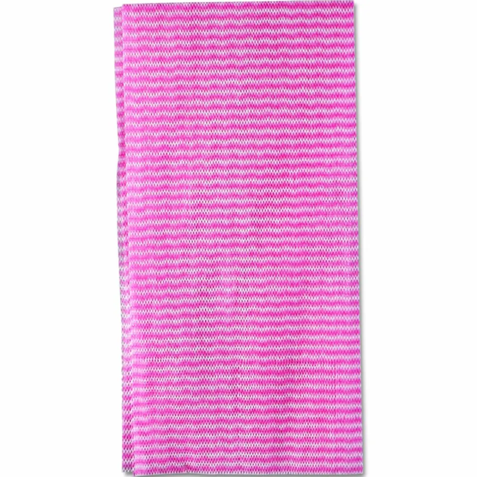 Chix Wet Wipes, Stripe Design, 11.5 x 24, White/Pink, 200/Carton