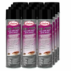 Claire Bed Bug Killer, 16 oz Aerosol Spray, 12/Carton