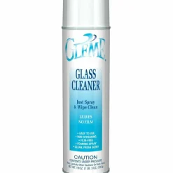 Claire Gleme Glass Cleaner, Ready-To-Use, 19 oz Can, 12 Cans Per Case - CL050